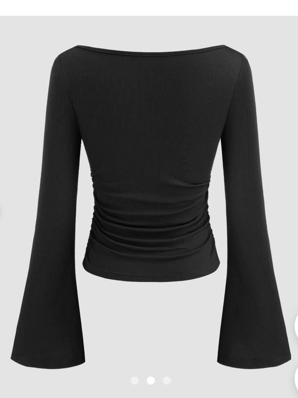 Cider • Ruched Bell Sleeve Top - Picture 3 of 6